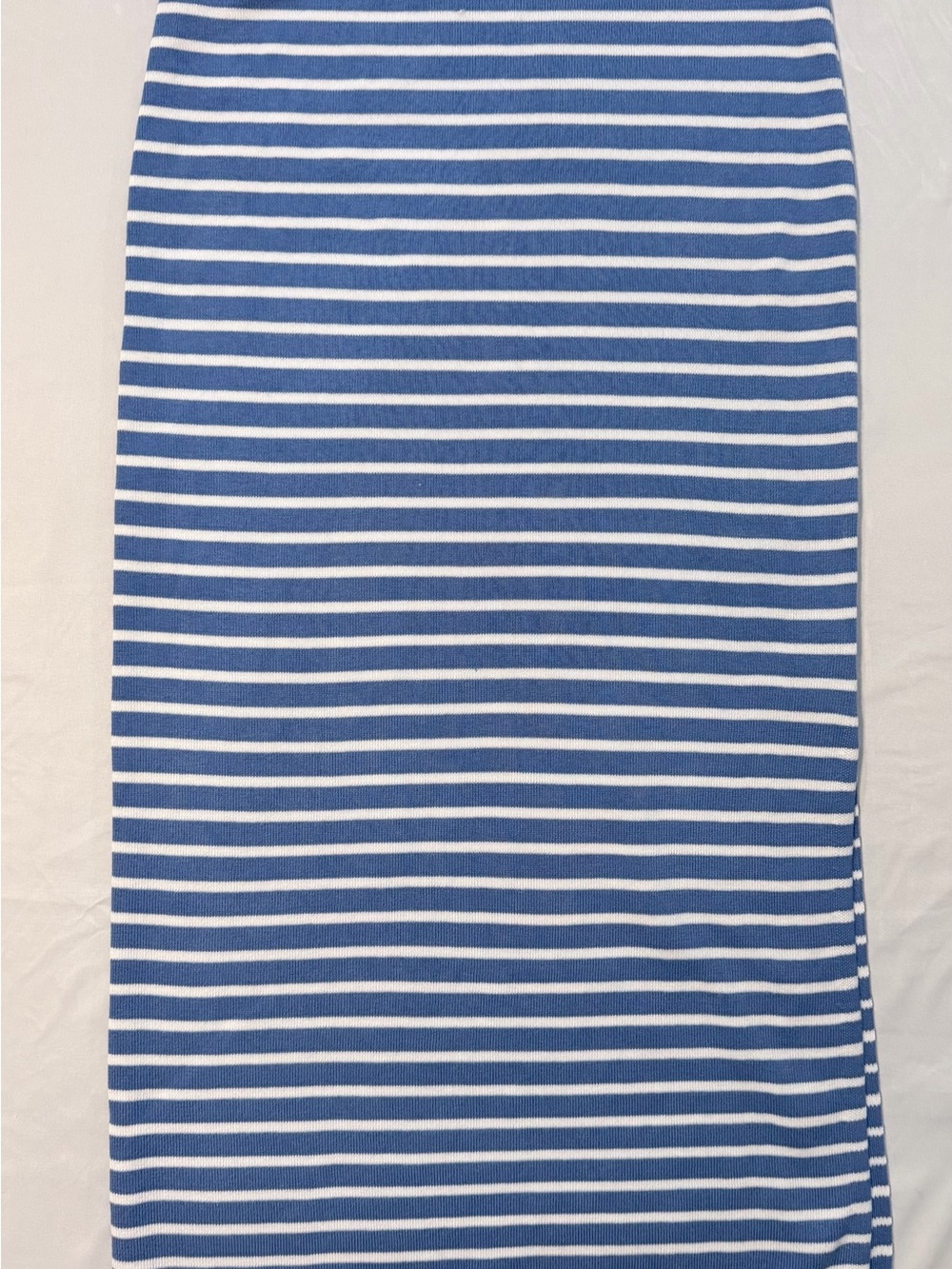 Freshman 1996 Blue White Stripes Y2K Pencil Skirt Size M